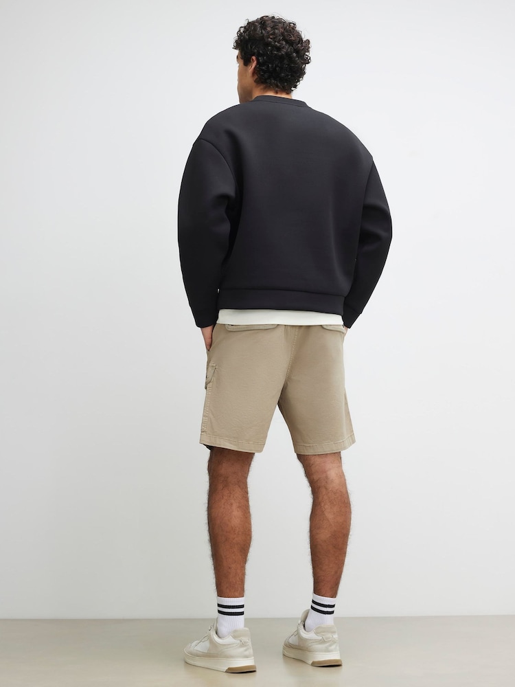River Island Natural Regular Fit Cargo Shorts - Image 2 of 4
