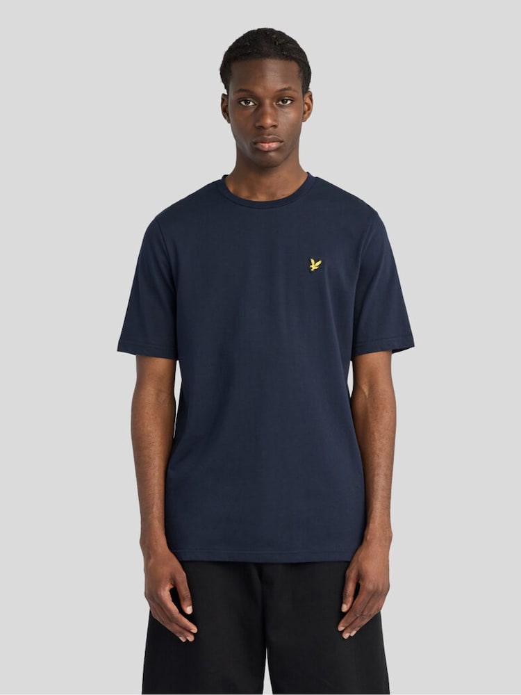 Lyle & Scott Blue Relaxed Fit T-Shirt - Image 1 of 6 Lyle & Scott Blue Relaxed Fit T-Shirt - Image 1 of 6
