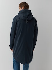 Lyle & Scott Blue Padded Fishtail  Jacket - Image 3 of 5