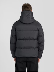 Lyle & Scott Black Hooded Puffer Jacket - Image 4 of 6