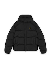 Lyle & Scott Black Hooded Puffer Jacket - Image 5 of 6