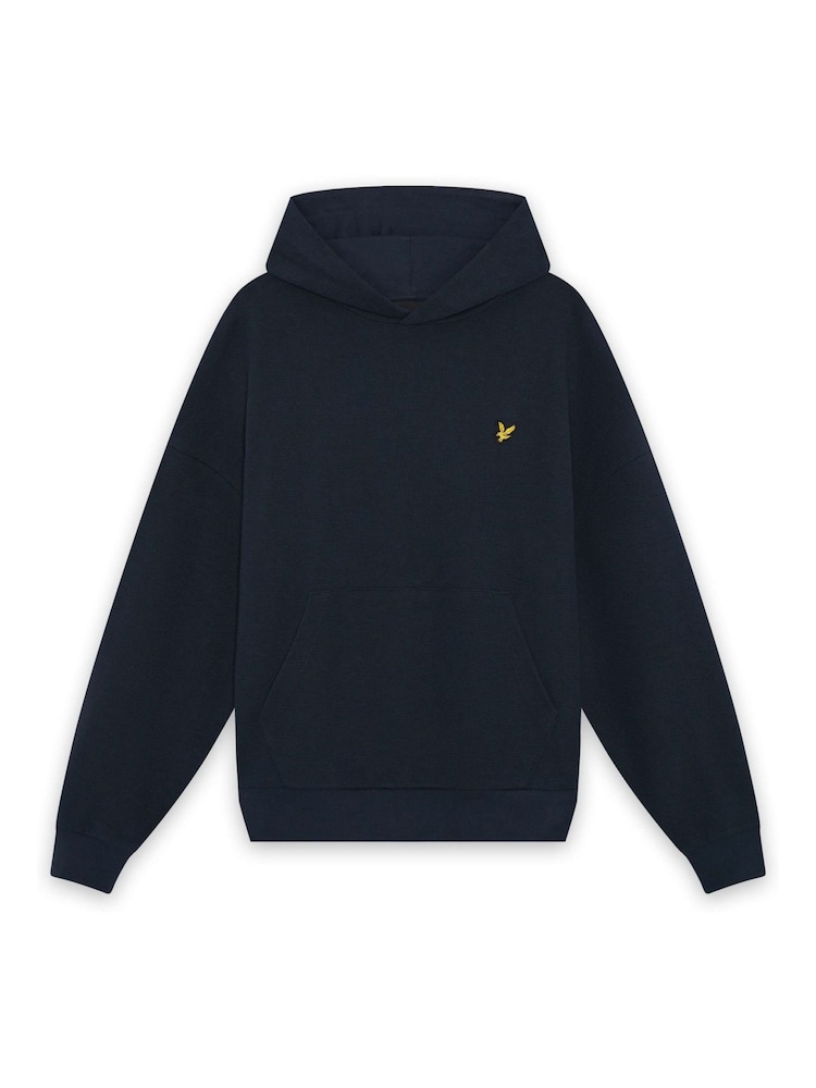 Lyle & Scott Geo Rib Hoodie - Bild 1 von 1 Lyle & Scott Geo Rib Hoodie - Bild 1 von 1