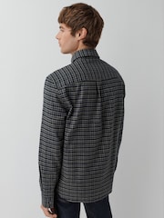 Lyle & Scott Black Tartan Flannel Shirt - Image 4 of 5