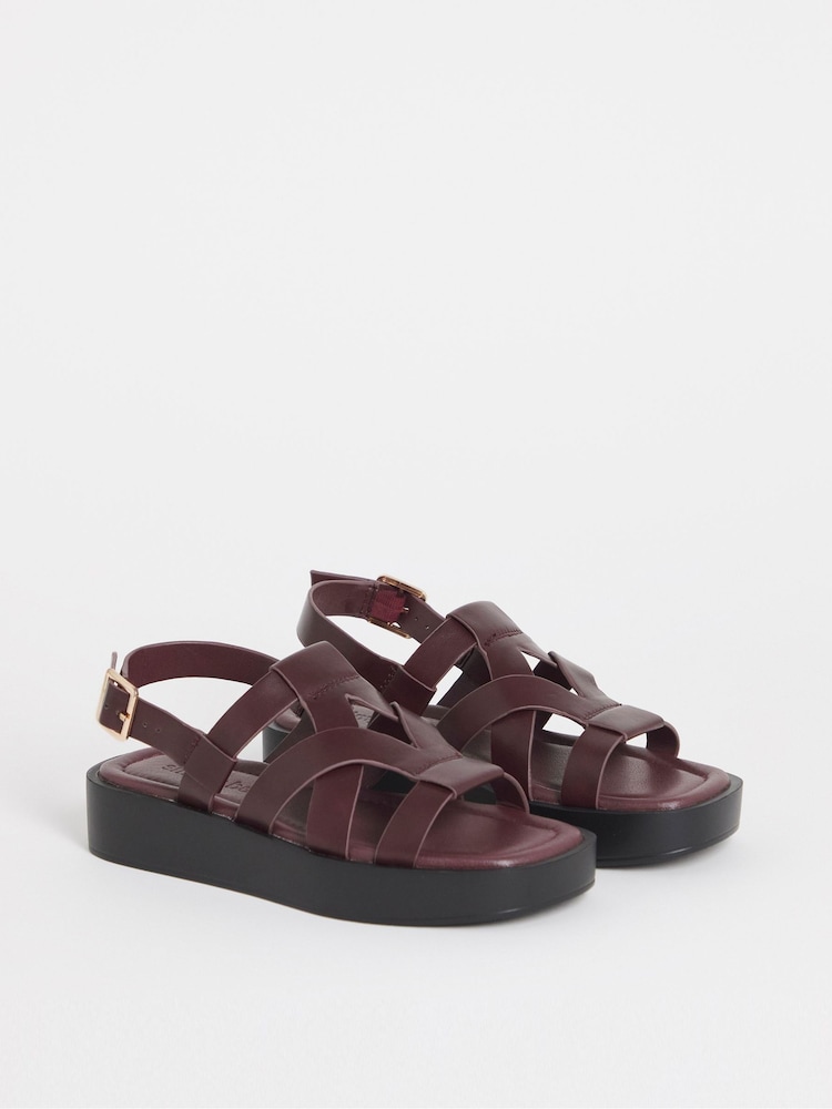 Rojo - Simply Be Chunky Fisherman Sandals - Imagen 2 de 4 Rojo - Simply Be Chunky Fisherman Sandals - Imagen 2 de 4