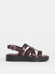 Rojo - Simply Be Chunky Fisherman Sandals - Imagen 3 de 4