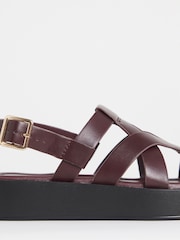 Rojo - Simply Be Chunky Fisherman Sandals - Imagen 4 de 4