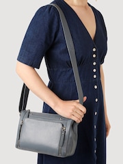 Pavers Denim Blue Adjustable Multi-Pocket Handbag - Image 1 of 4