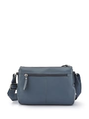 Pavers Denim Blue Adjustable Multi-Pocket Handbag - Image 3 of 4