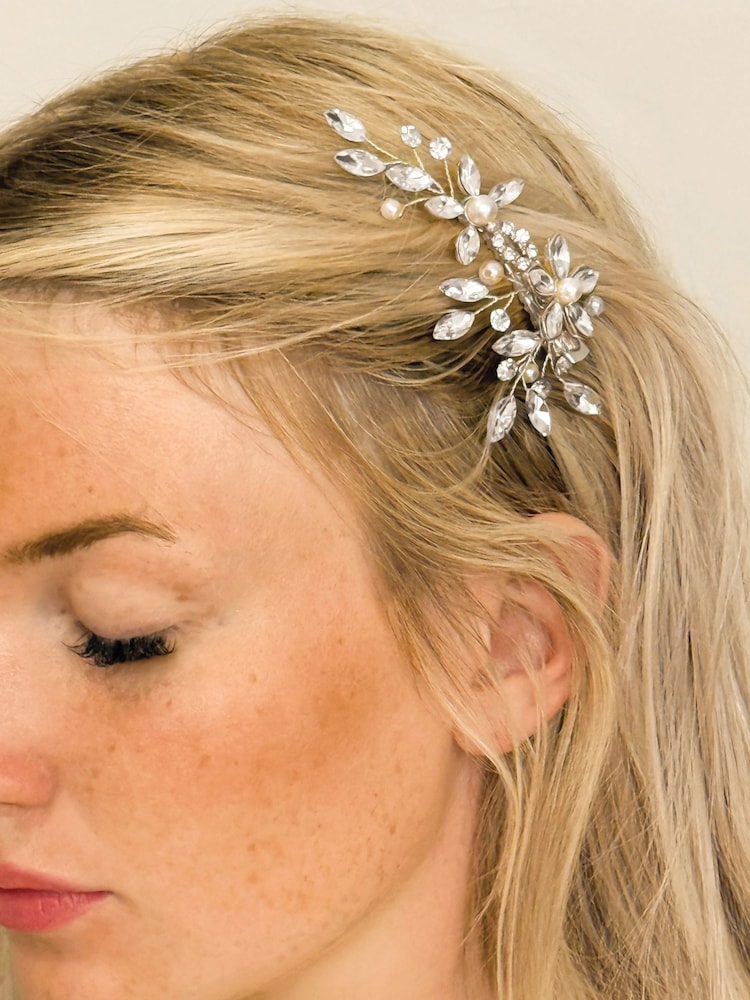 Ivory & Co Silver Tone Moonspray Hairpins - Image 2 of 4