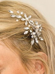 Ivory & Co Silver Tone Moonspray Hairpins - Image 3 of 4