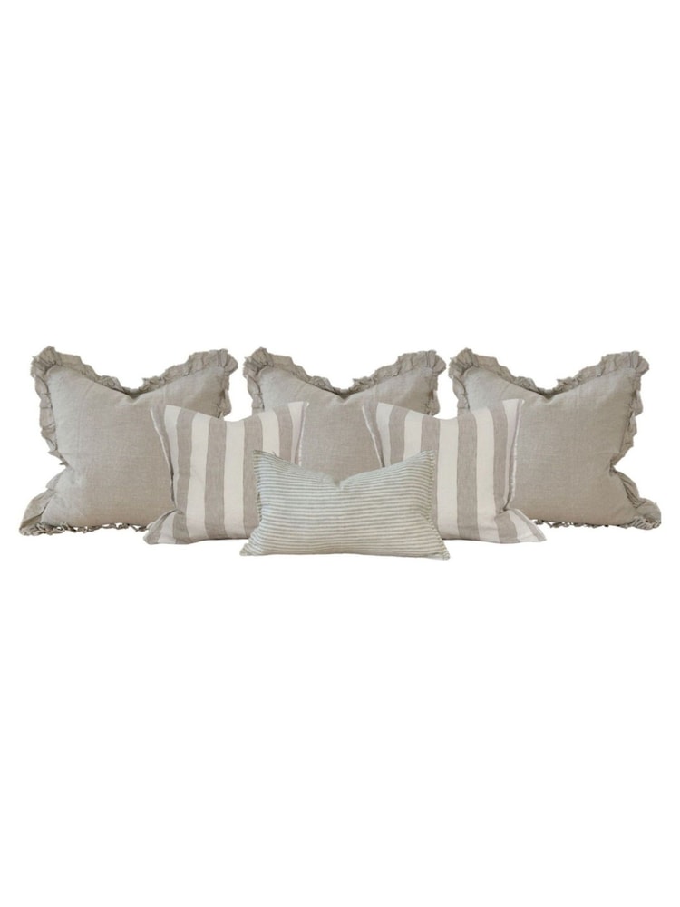 Ellenvale Interiors Natural The Large Neutral Cushion Cover Combination - Image 4 of 4