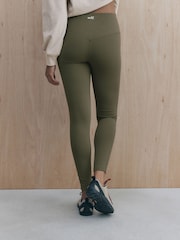 self. Khaki Green Thermal Leggings - Image 3 of 5