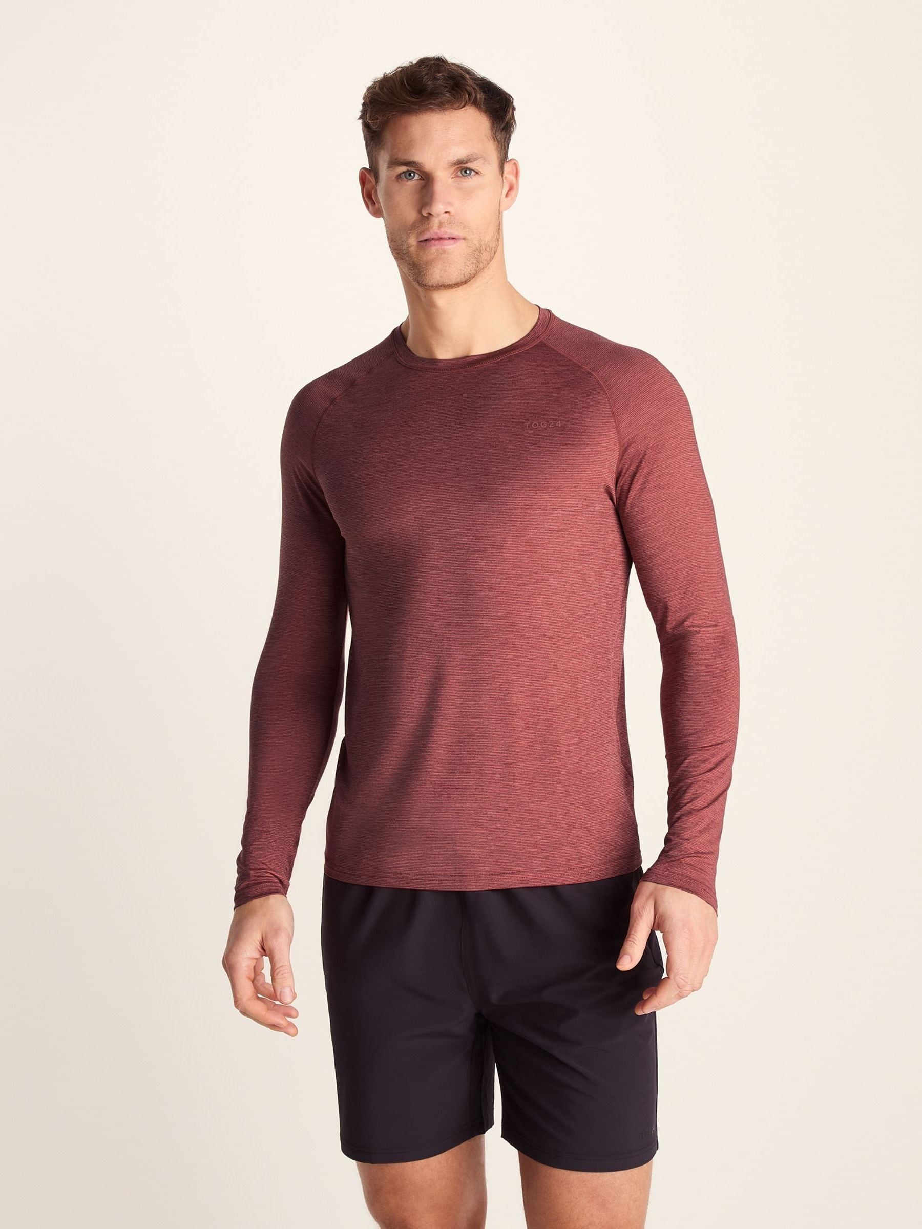 Tog24 Men's Red Ace Tech Long Sleeve Top - Image 2