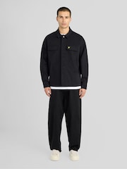 Lyle & Scott Black Washed Overshirt - Image 2 of 6