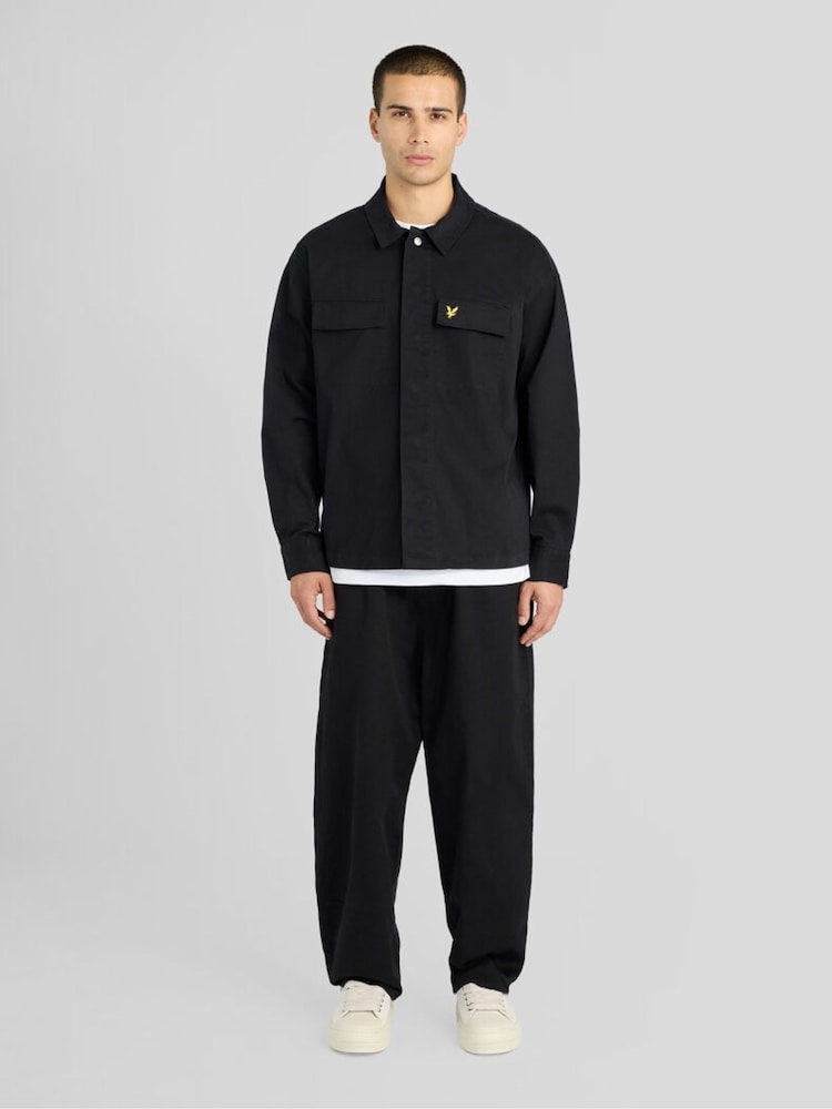 Lyle & Scott Black Washed Overshirt - Image 2 of 6