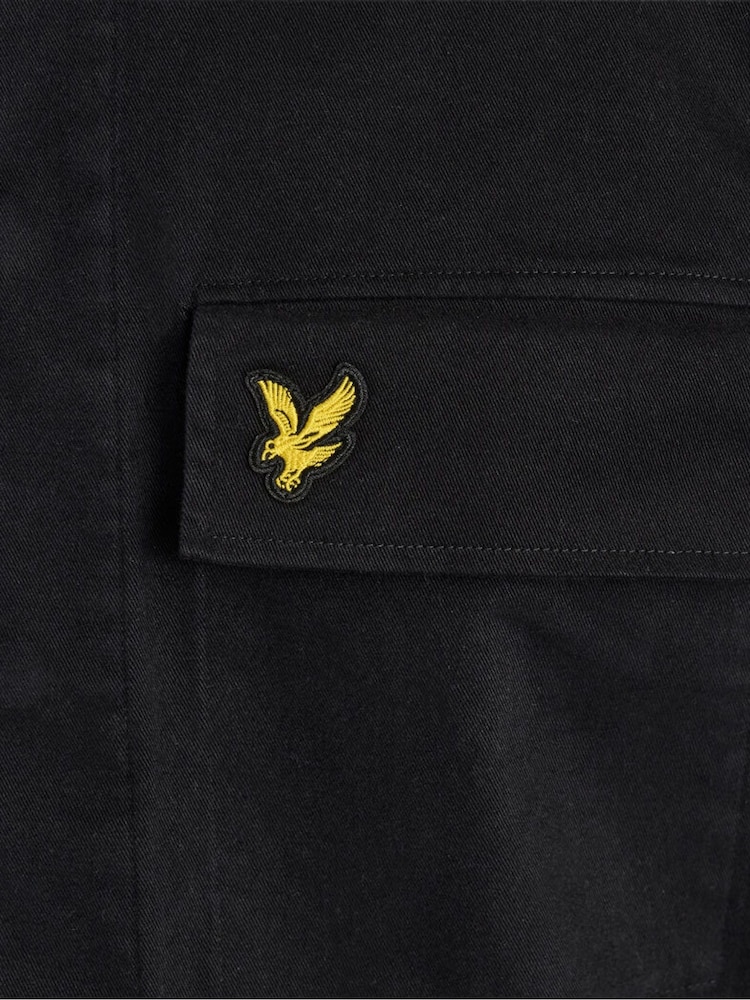 Lyle & Scott Black Washed Overshirt - Image 6 of 6