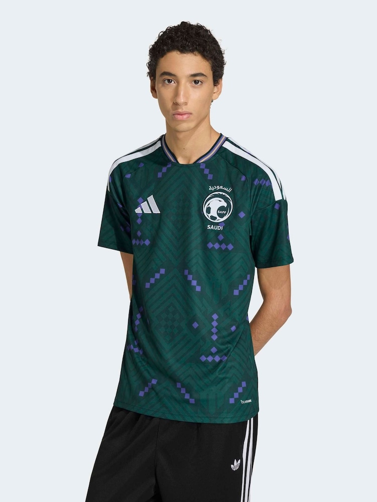 adidas Green Saudi Arabia 26 Home T-Shirts - Image 1 of 8 adidas Green Saudi Arabia 26 Home T-Shirts - Image 1 of 8