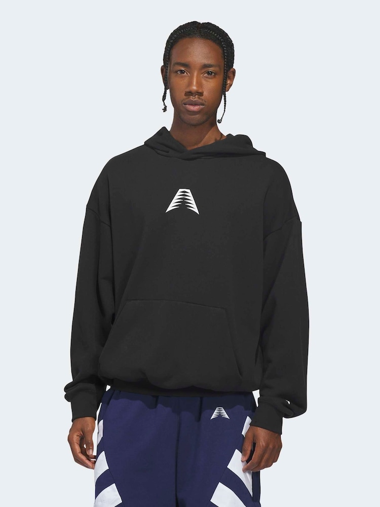 adidas Black Anthony Edwards Believe That Hoodie - Image 1 of 7