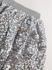 Silver Lace Trim Sequin Skirt (3-16yrs) - Image 9 of 9