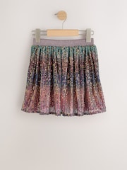 Pink/Green Ombre Pull On Sequin Skirt (3-16yrs) - Image 5 of 8