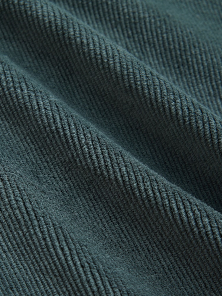 Dunkelgrün - Jersey-Cordhose mit weitem Bein (3–16 Jahre) - Bild 4 von 4
