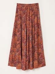 FatFace Jayla Purple Mountains Maxi Skirt - Image 6 of 6