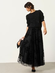 أسود - تنورة منقطة من FatFace - Image 4 of 7