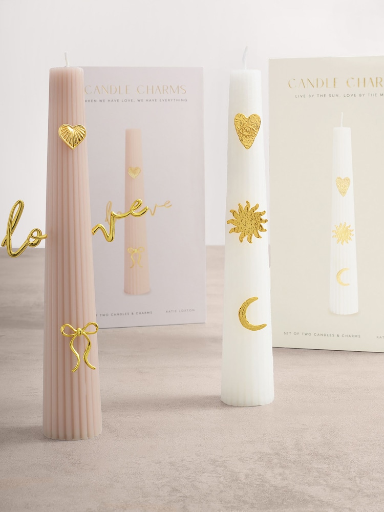 Katie Loxton Pink Candle Charms Love Gift Set - Image 2 of 4