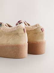 Sand Forever Comfort® Suede Hiker Wedge Trainers - Image 5 of 6