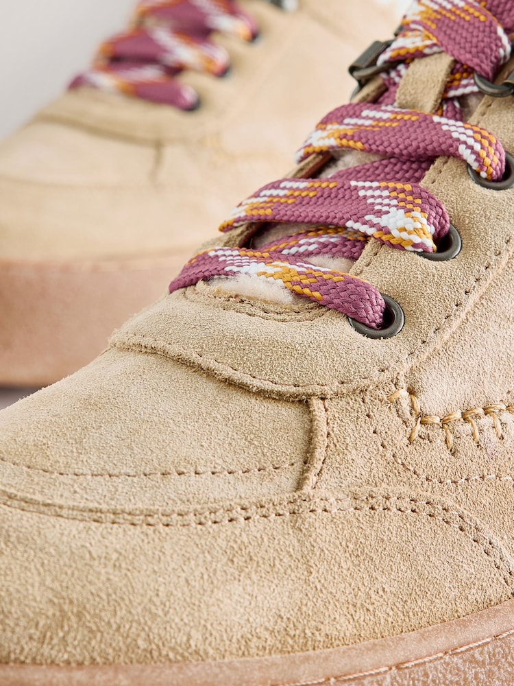 Sand Forever Comfort® Suede Hiker Wedge Trainers - Image 6 of 6 Sand Forever Comfort® Suede Hiker Wedge Trainers - Image 6 of 6