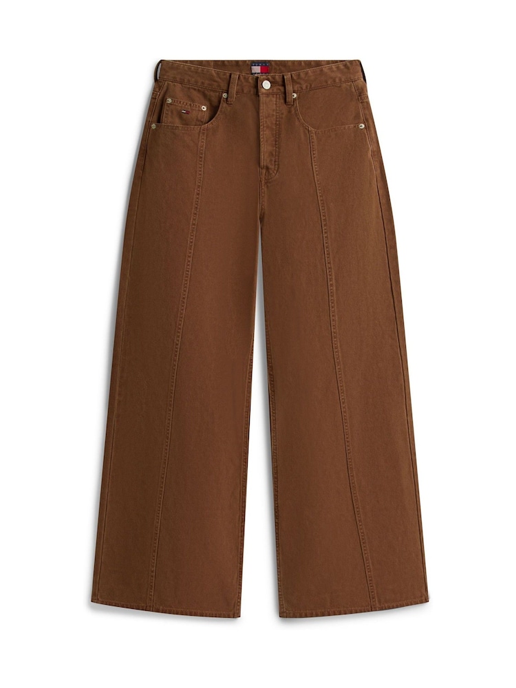 Tommy Jeans Washed Canvas Mid Rise Loose Jeans - صورة 5 من 5