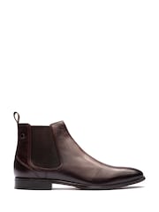 Brun - Base London Ellison Chelsea Leather Boots - Image 1 de 1