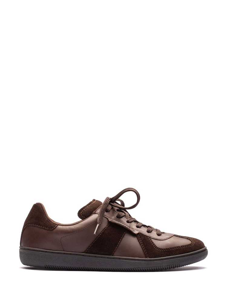 Base London Tommo Lace Up Leather Trainers - Slika 1 iz 1