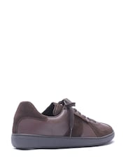 Base London Brown Tommo Lace Up Leather Trainers - Image 2 of 3