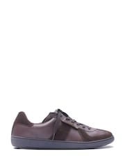 Base London Brown Tommo Lace Up Leather Trainers - Image 3 of 3