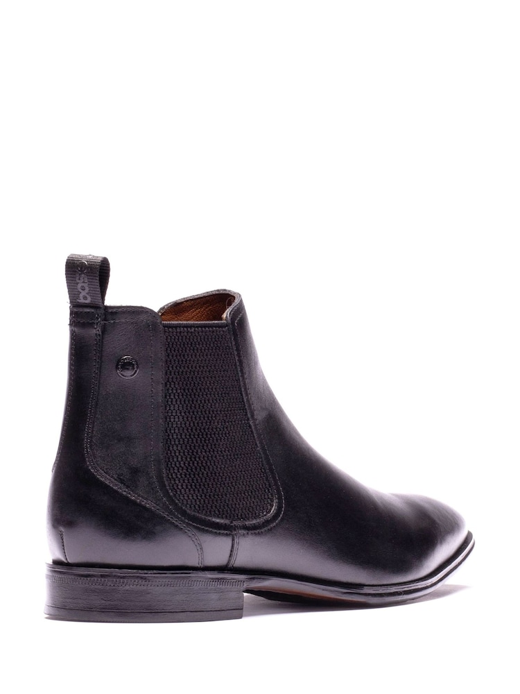Noir - Base London Ellison Chelsea Leather Boots - Image 2 de 3