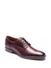 Braun - Base London Vance Lace Up Leather Shoes - Bild 3 von 4