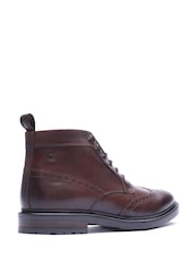 Smeđa - Base London Porter Brogue Boot - Slika 2 od 4