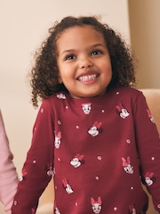 Burgundy Red Minnie Mouse Snuggle Pyjamas 3 Pack (9mths-12yrs) - Image 5 of 6