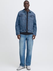 Blend Blue Stretch Denim Jacket - Image 3 of 5