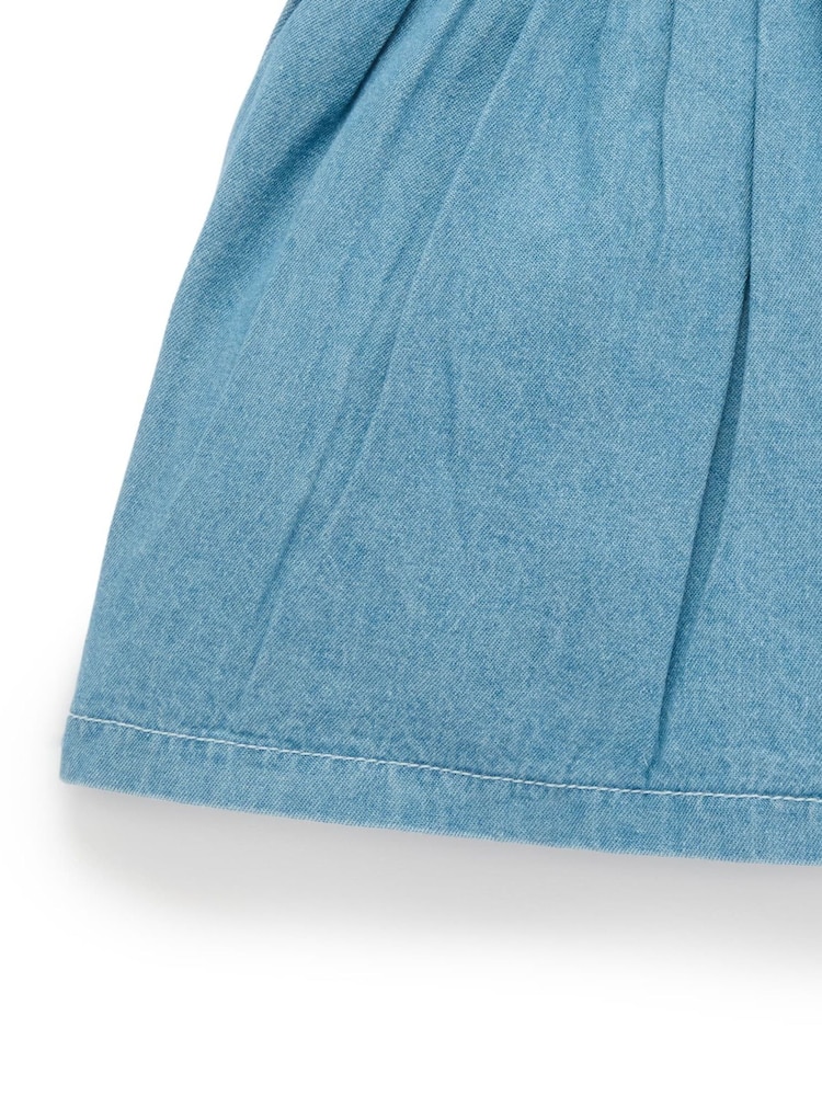 Purebaby Embroidered Pinnie Dress - Image 7 of 7 Purebaby Embroidered Pinnie Dress - Image 7 of 7