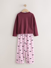 Burgundy Red Hello Kitty and Friends Wide Leg Pyjamas 2 Pack (3-16yrs) - Image 3 of 6