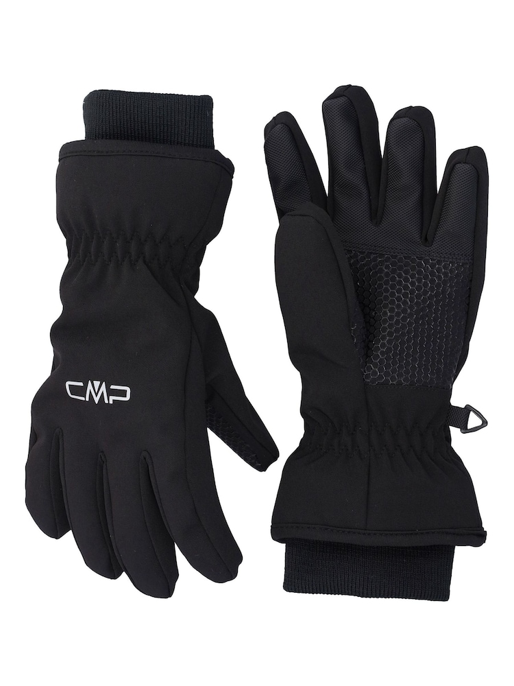 CMP Black Fleece Lined Waterproof Ski Gloves - Image 1 of 1 CMP Black Fleece Lined Waterproof Ski Gloves - Image 1 of 1