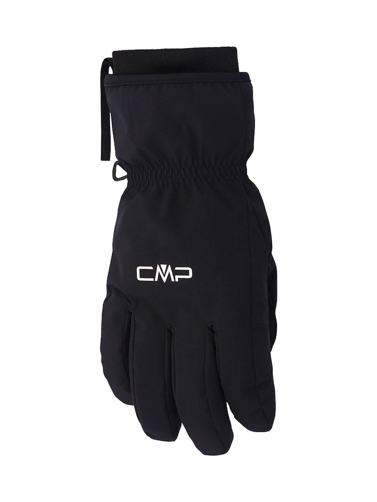 CMP Black Fleece Lined Waterproof Ski Gloves - Image 2 of 6 CMP Black Fleece Lined Waterproof Ski Gloves - Image 2 of 6