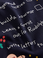 Navy Christmas Wish List - Landarmshirt mit weihnachtlichem Design (3 M.–7 J.) - Bild 9 von 10