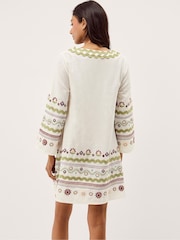 Monsoon Bria Embroidered Mini Tunic Dress - صورة 3 من 5