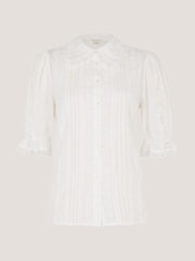 Monsoon Annette Puff Sleeve Lace Shirt - תמונה 5 מתוך 5