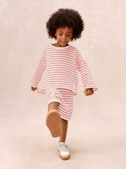 The White Company Cotton Little Surfer Top & Shorts Set - Bild 3 von 5