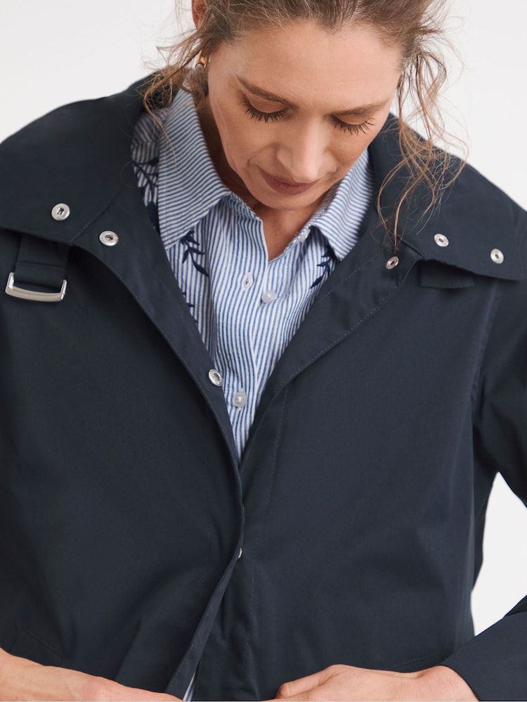 JD Williams Funnel Neck Trench Car Coat - Imaginea 4 din 4