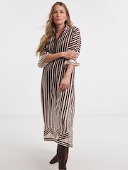 JD Williams Textured Placket Detail Smock Dress - Bild 1 von 4